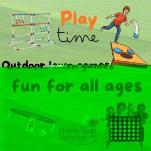 Outdoor lawn games Hilton Head National RV Resort