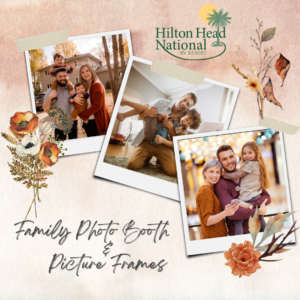 Family Photo Booth Picture Frame Fall Hilton Head National RV Resort